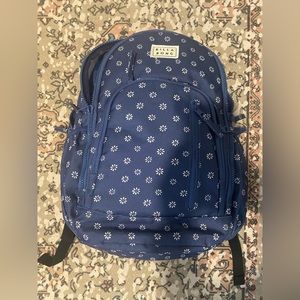 Billabong Blue Floral Backpack